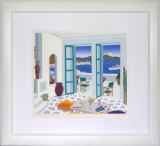 トーマス・マックナイト「『Voyages to Paradise Suite』より Aegean Paradise」シルクスクリーン