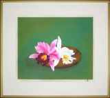 牧進 紅薔薇 紙本彩色10号 静物画 花 共シール 日本画 原画 絵画 真作保証 ART - 牧進 紅薔薇 紙本彩色10号 静物画 花 共シール 日本画