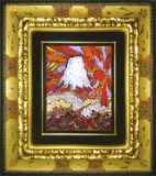 大山忠作、【朱不二】、希少な画集画、新品高級額 額装付、状態良好 富士山作品 :: 絵画買取・販売 - シバヤマ