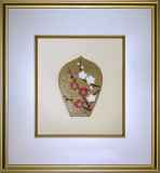 加山又造「紅白梅」木版画