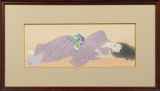 加山又造「はなびら」木版画