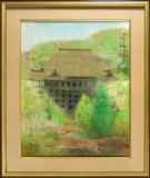 伊藤髟耳「清水寺(初冬)」日本画25号