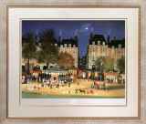 ミッシェル・ドラクロワ「Fun fair, Place des Vosges」セリグラフ