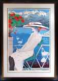 カシニョール版画「ロンシャン競馬場」 カシニョール版画「ロンシャン競馬場」 美術品・アンティーク