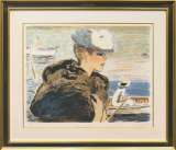 専用他の方発送×藤田嗣治 【フォークを持つ少女】 刻印あり シルクスクリーン版画 レオナールフジタ「 フォークを持つ少女」商品