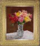 再値下げ 小山敬三の肉筆模写薔薇 静物作品(薔薇を描いた作品) :: 絵画買取・販売 - シバヤマ