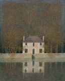 アンドレ・ブーリエ「The Manor in Brittany」セリグラフ