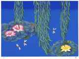 平松礼二「モネの池・赤蜻蛉」