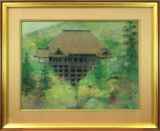 伊藤髟耳「清水寺」日本画25号