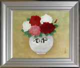 渡部ひでき　薔薇 静物作品 :: 絵画買取・販売 - シバヤマ