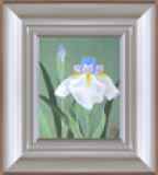 【真作】絵画　久保吉郎　日本画6号　都波喜　椿の花　共シール　箱入　W24 真作】絵画 久保吉郎 日本画6号 都波喜 椿の花 共シール 箱入