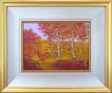 三輪晃久　絵画　花　原画　日本画 三輪晃久 絵画 花 原画 日本画 （作品詳細: 千両）
