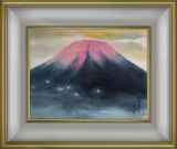 【真作】遠藤廣古/富士図/山水図/富嶽図/富岳図/横物/掛軸☆宝船☆AD-533 真作】遠藤廣古/富士図/山水図/富嶽図/富岳図/横物/掛軸☆宝船