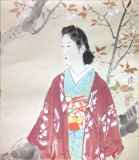 伊東深水 A-35 百年ﾆｭｰｽ】1921(大正10)9月16日(金) 日本画家・版画家の伊東深水