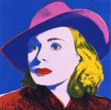 アンディ・ウォーホル「Ingrid Bergman with Hat」シルクスクリーン