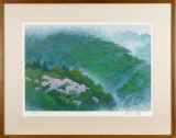 岩澤重夫【秋】lithograph EA Amazon｜岩澤重夫 「 緑響春光 」 リトグラフ｜アートワーク