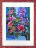 リトグラフ版画　大歳克衛「花瓶の花」 リトグラフ版画 大歳克衛「花瓶の花」 - メルカリ