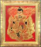 戸屋勝利「第六天魔の如く-織田信長」日本画F10号