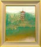 石踊達哉「瑠璃光寺」日本画20号