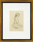 中山忠彦　【美少女】lithograph Yahoo!オークション - 真作保証 中山忠彦6号少女 美術市場1200万