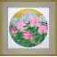 福王寺法林「ヒマラヤの花」リトグラフ 円窓