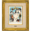 マルク・シャガール「Les Quinze Dernières Lithographies de Marc Chagallより『戴冠する裸婦　M.1041』」リトグラフ
