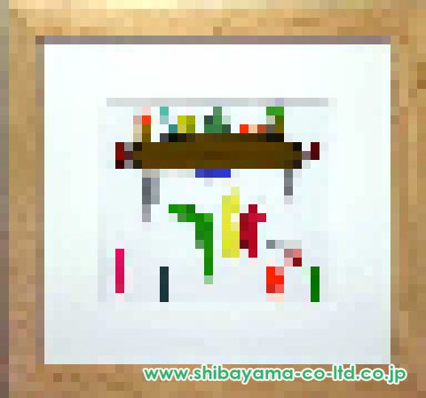 ☆ 元永 定正 原画 色紙 元永定正「無題」紙にアクリル 色紙（1/4） :: 絵画買取・販売