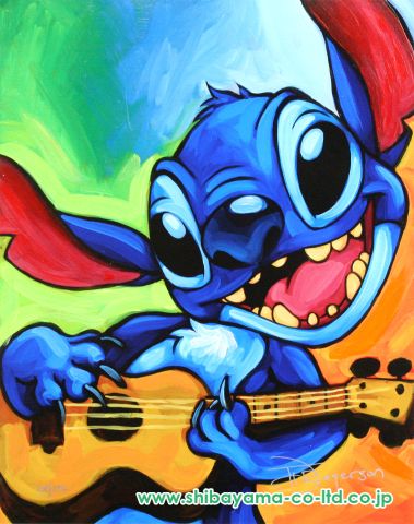 ディズニーファインアート 惜しい スティッチ ティムロジャーソン