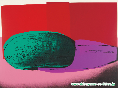 アンディ・ウォーホル「Space Fruits: Still Lifes portfolioより『Watermelon』」シルクスクリーン