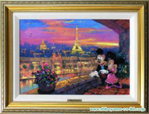 ジェームス・コールマン「パリの夕暮れ」ジークレー・オン・キャンバス :: 絵画買取・販売 - シバヤマ