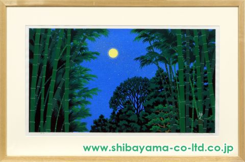 井堂雅夫 寂光院 木版画 井堂雅夫「寂光」木版画 :: 絵画買取・販売 - シバヤマ