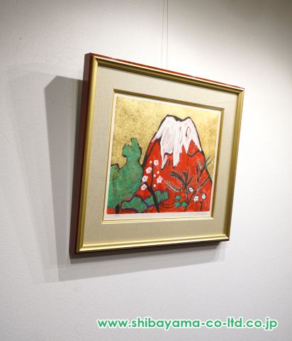 Amazon.co.jp: 絵画 版画 モネ 額付き 『睡蓮2』 リトグラフ