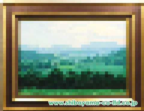 三原它休身「望郷」油彩 15号 :: 絵画買取・販売 - シバヤマ