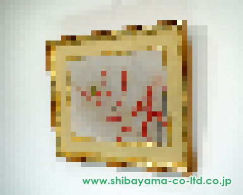 上村松篁「紅梅」日本画 P12号 :: 絵画買取・販売 - シバヤマ