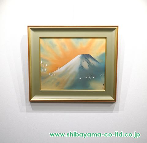 横山大観「霊峰飛鶴」木版画 :: 絵画買取・販売 - シバヤマ