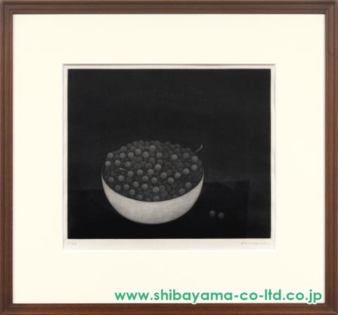 アメージングタイランド・グランドセール 浜口陽三「ぶどう」メゾチント :: 絵画買取・販売 - シバヤマ 絵画
