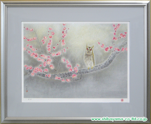 上村松篁「春宵 (白寿記念)」リトグラフ :: 絵画買取・絵画販売専門店 ...