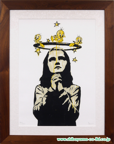 DOLK「Praying Girl」シルクスクリーン :: 絵画買取・絵画販売専門店 