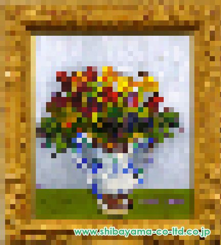 野間仁根「薔薇」油彩 10号 :: 絵画買取・販売 - シバヤマ