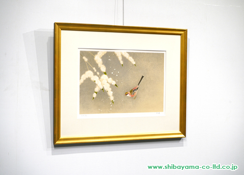 上村松篁「花鳥四季-冬」リトグラフ :: 絵画買取・絵画販売専門店 - 株式会社シバヤマ