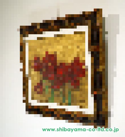 大藪雅孝「アマリリス」ミクストメディア 12号 :: 絵画買取 大藪雅孝「アマリリス」ミクストメディア 12号 :: 絵画買取