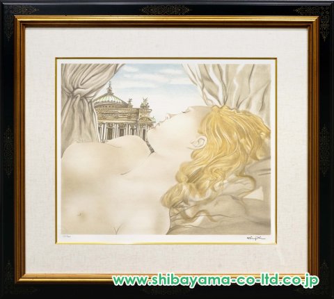 ☆37☆ 購入品ページ 藤田嗣治「オペラ座の夢」リトグラフ :: 絵画買取・販売 - シバヤマ