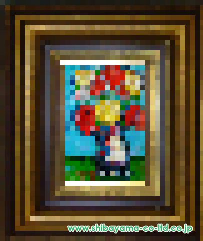 鈴木マサハル　【バラ】 鈴木マサハル「薔薇」油彩 SM :: 絵画買取・販売 - シバヤマ