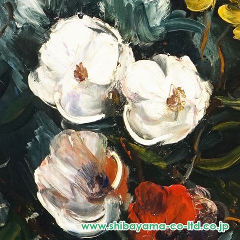モーリス・ド・ヴラマンク、BOUQUET DE FLEURS、海外版超希少レゾネ モーリス・ド・ヴラマンク「Bouquet de fleurs」油彩 :: 絵画