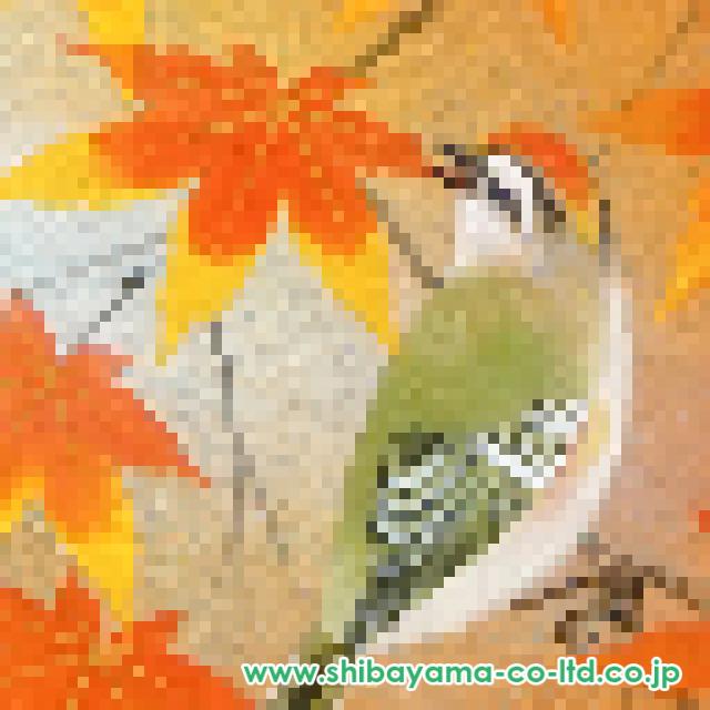 川島睦郎「紅葉」日本画 4号 :: 絵画買取・販売 - シバヤマ