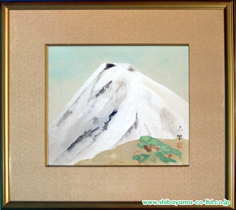 奥村土牛「富士」木版画