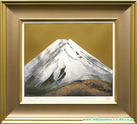 奥村土牛「富嶽」リトグラフ :: 絵画買取・絵画販売専門店 - 株式会社 