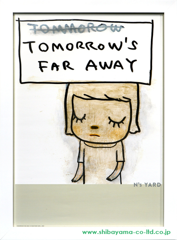 奈良美智「Tomorrow's far away」ポスター