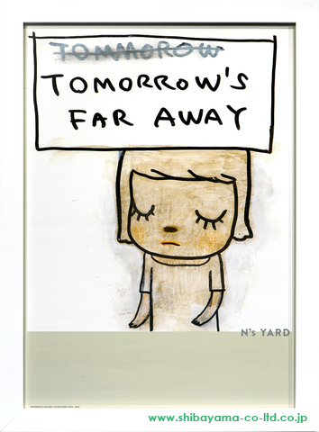 奈良美智「Tomorrow's far away」ポスター :: 絵画買取・絵画販売専門