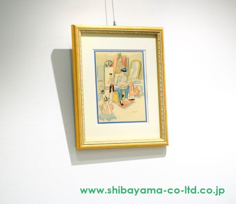 藤田嗣治「中毒に就てより『PL.12』」リトグラフ :: 絵画買取